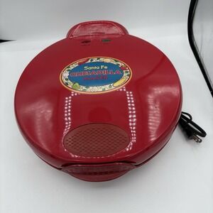 Salton Santa‎ Fe 12" Quesadilla Maker QM2SFR Red Works